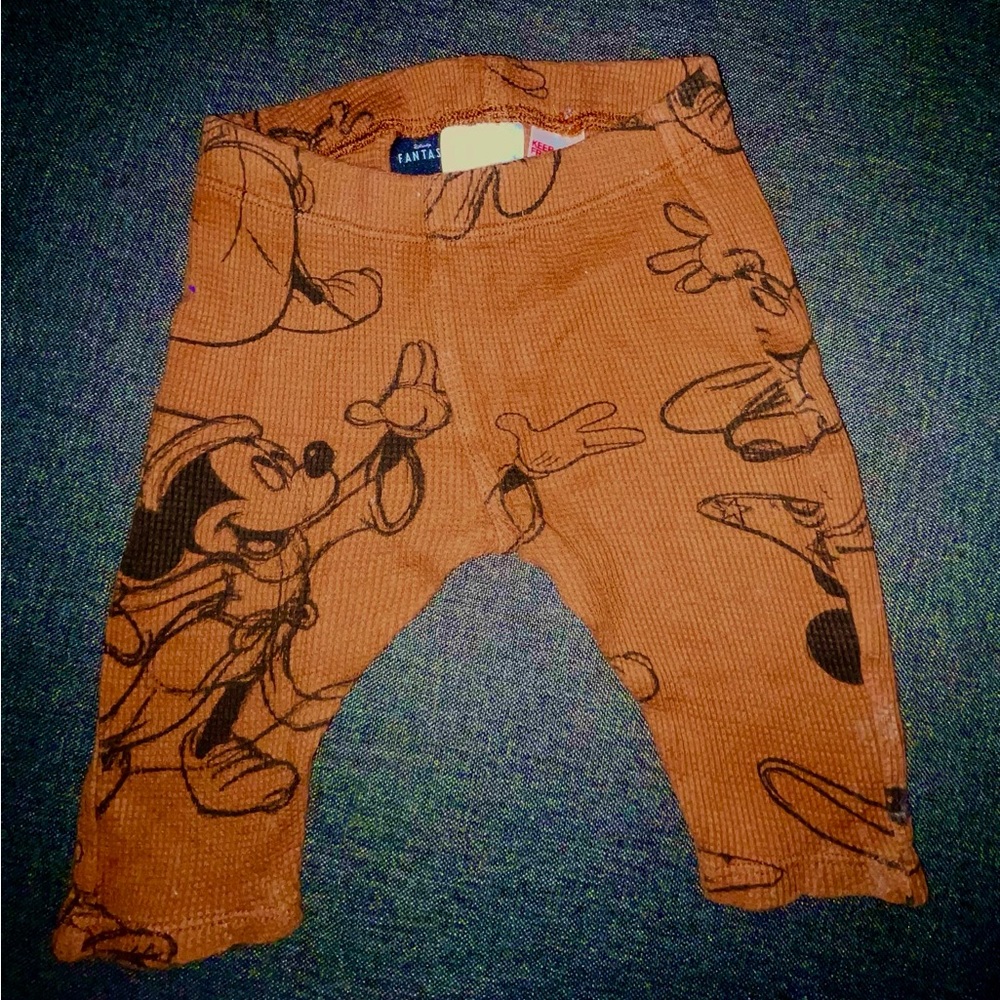 Zara x disney waffle knit pants